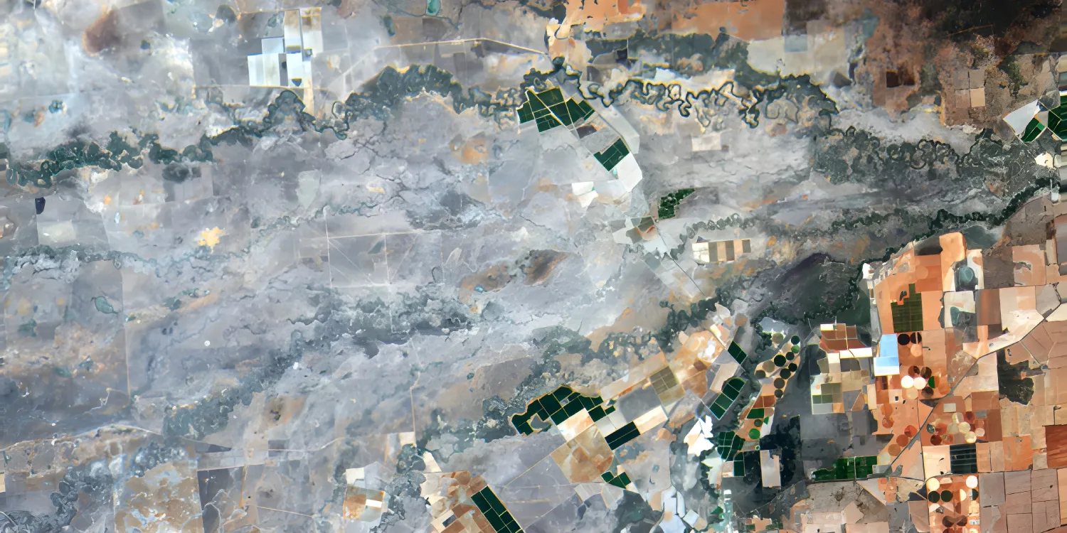 A Hydrosat image of Lachlan Valley (Australia)
