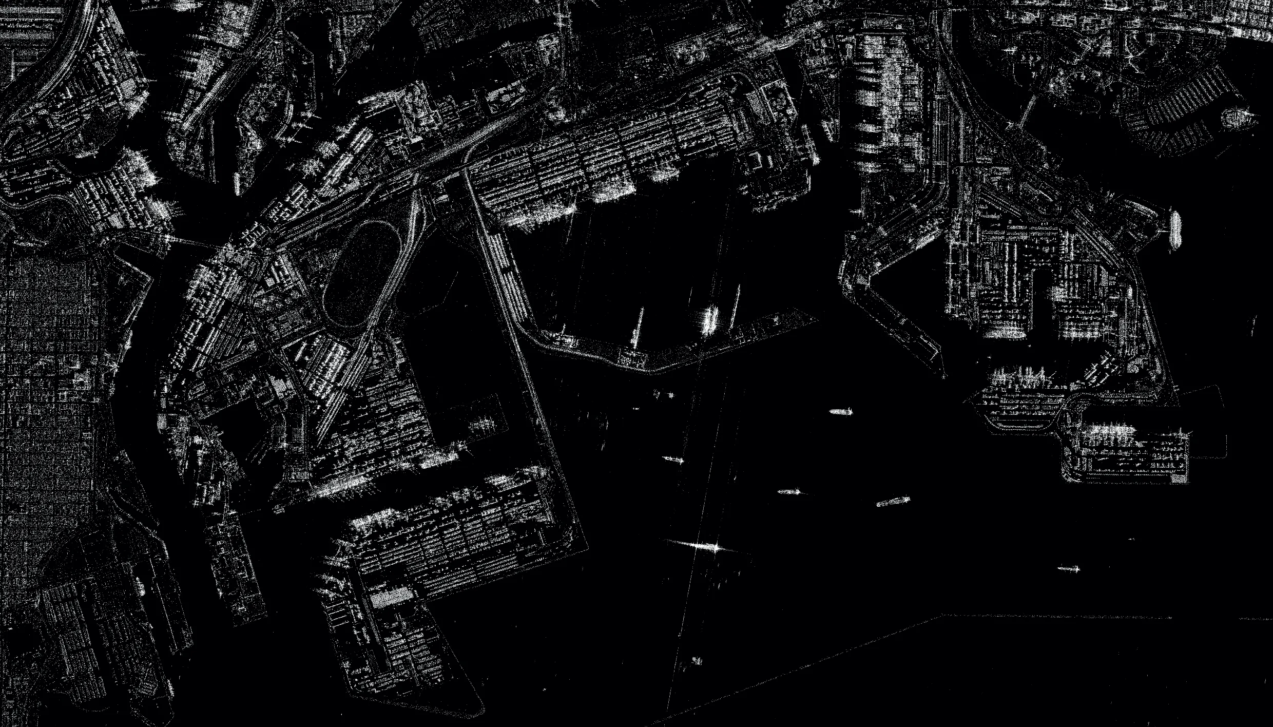 A KOMPSAT-5 image of the Port of Los Angeles (USA)
