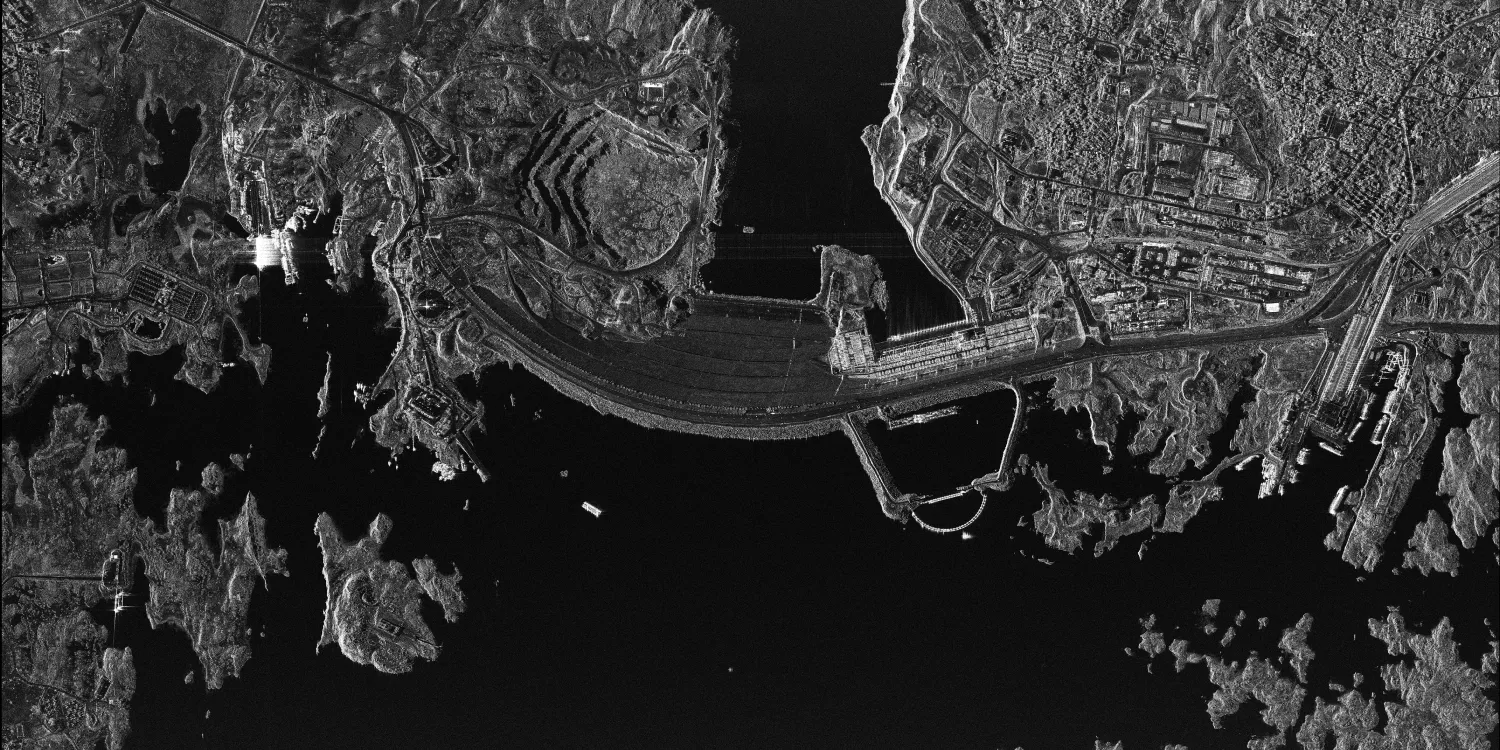 A TerraSAR-X Site image of the Aswan High Dam (Egypt)