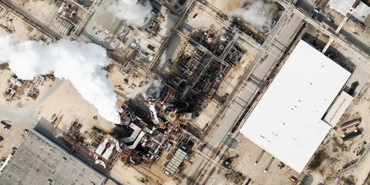 A Vexcel Aerial image of Baytown, Texas (US) at the Ortho geometric processing level